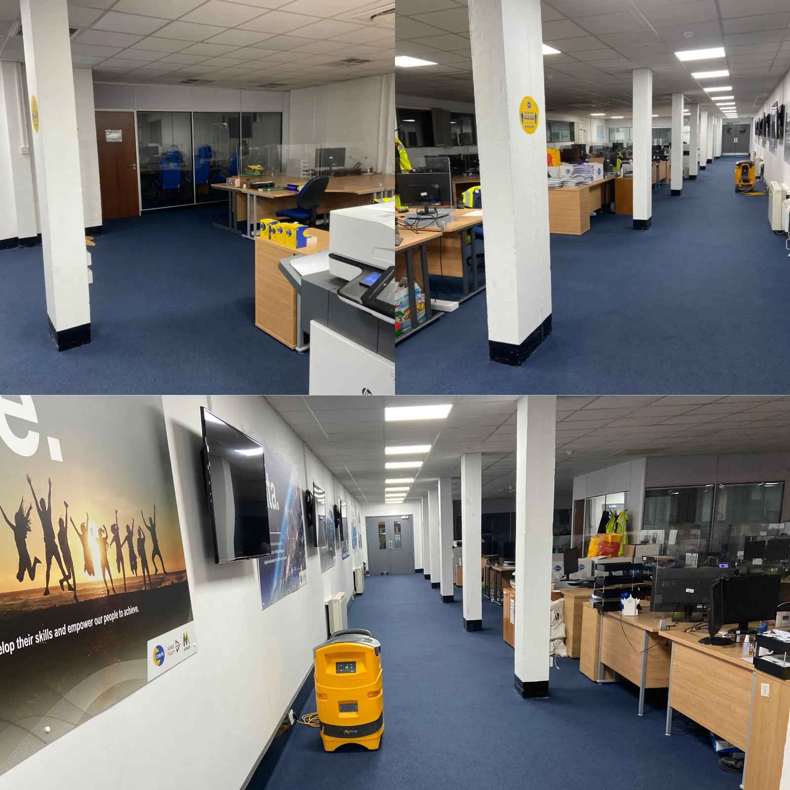 Commercial carpet cleaning service in Buckinghamshire office space